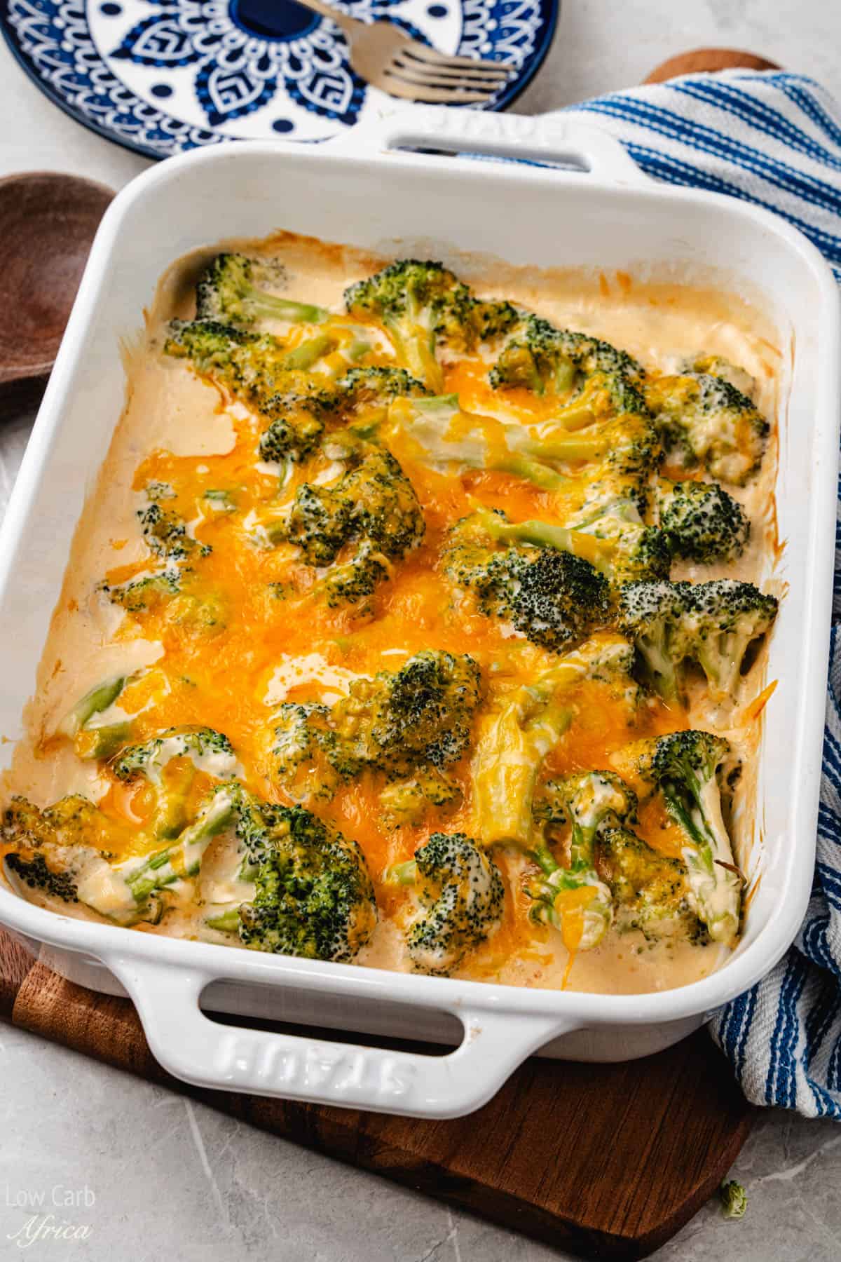 Keto Broccoli casserole ready to eat
