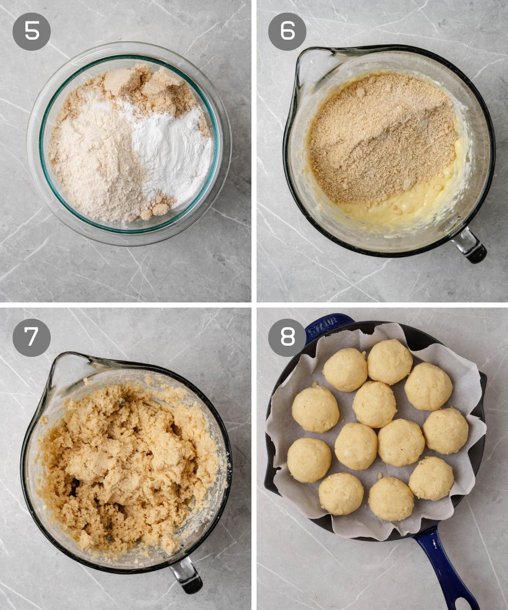 Steps how to make keto Dinner rolls