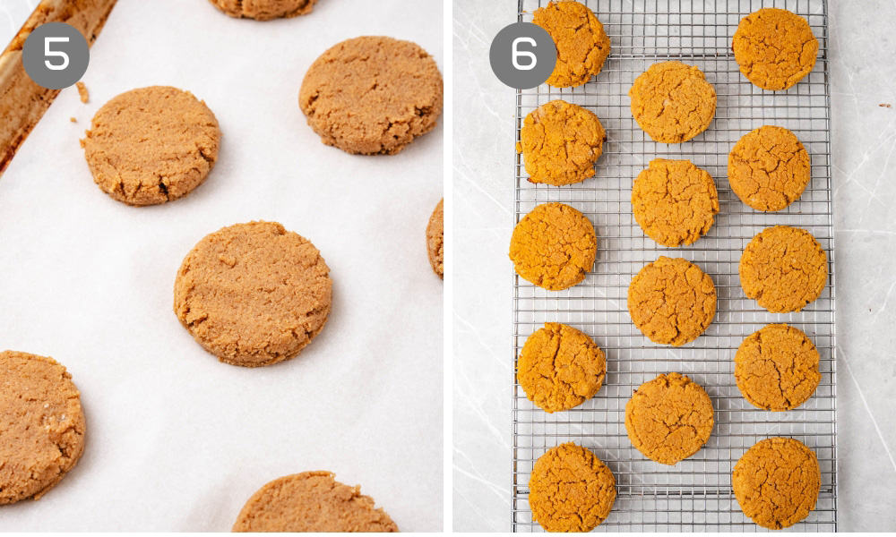 Steps on how to make keto pumpkin cookies