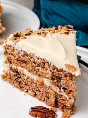 Keto Carrot Cake in a Plate