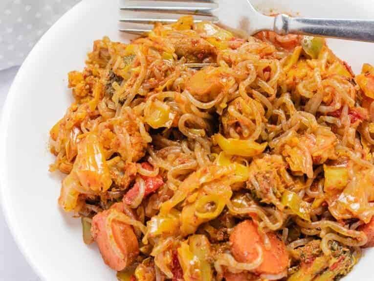 shirataki noodles stir fry