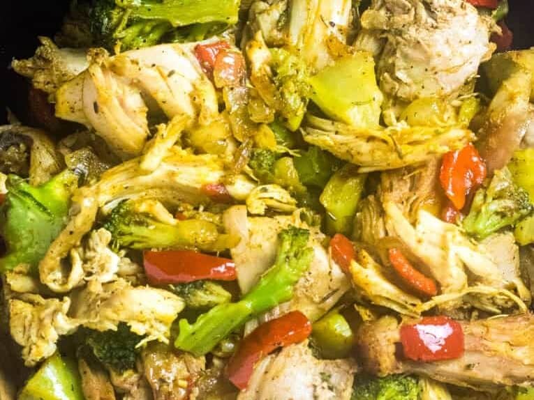 Leftover Turkey Stir Fry closeup image