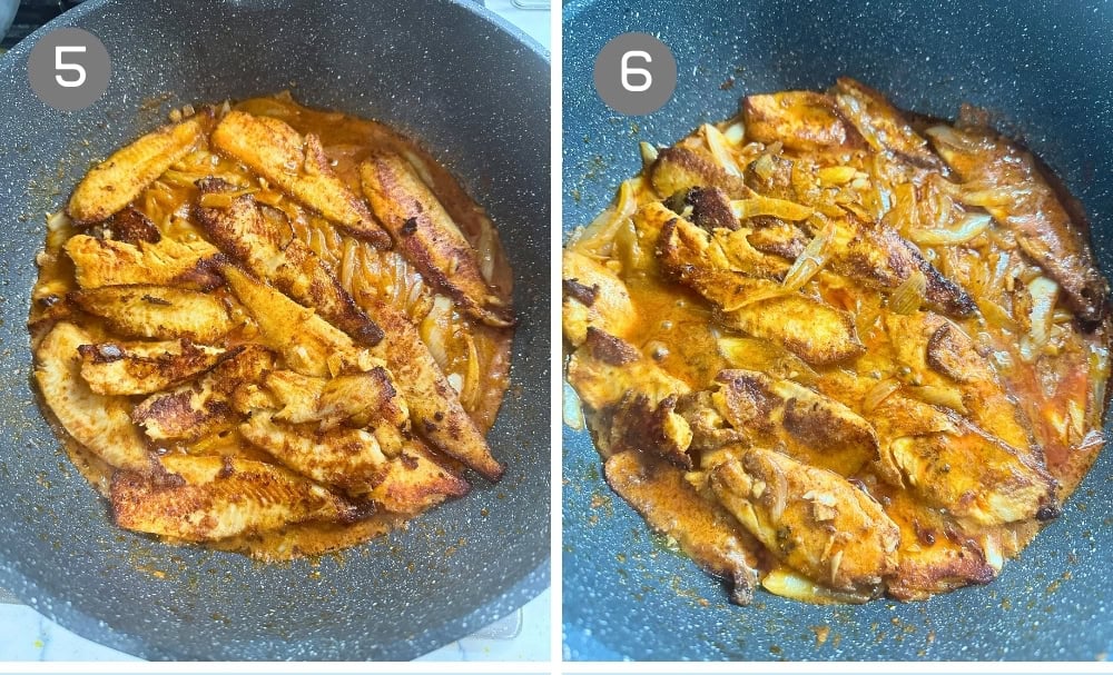 Steps on how to make a Yassa fish 2