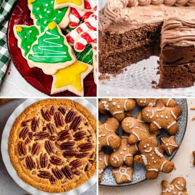 Keto Christmas Desserts Featured