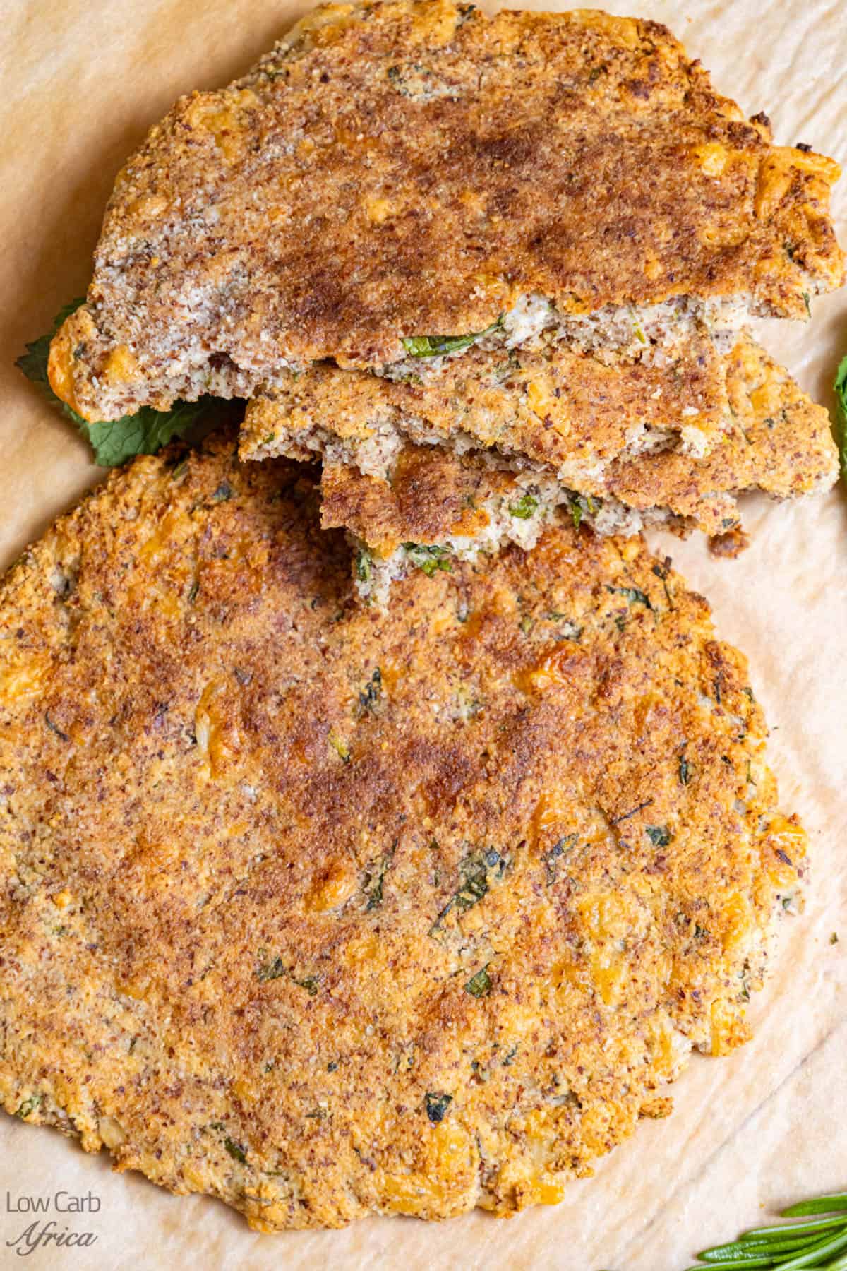 keto flatbread ready to eat