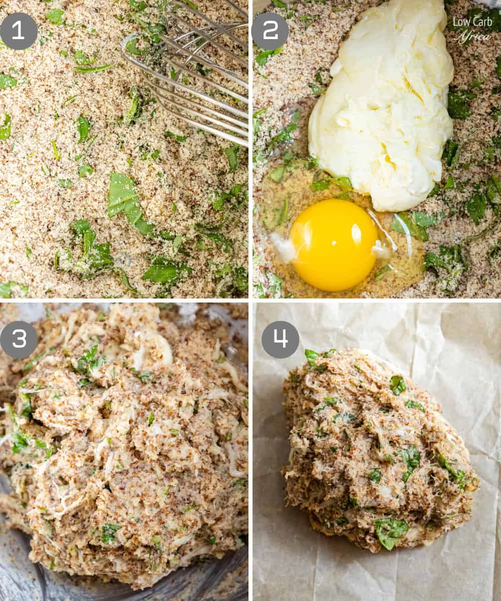 Keto Flatbread Collage